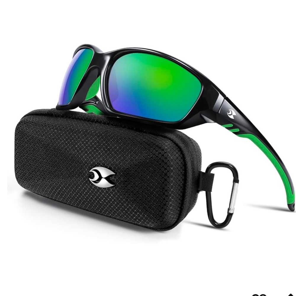 suoso Sports Polarized Sunglasses UV400 Wrap Around Goggles Fishing Driving TR90